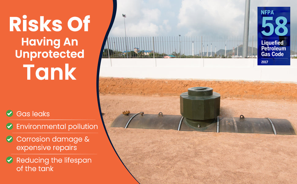 MAGNESIUM ANOD I BACKFILL, 4KG/9LBS, 1,7V, 10m 10mm2 röd XLPE/PVC