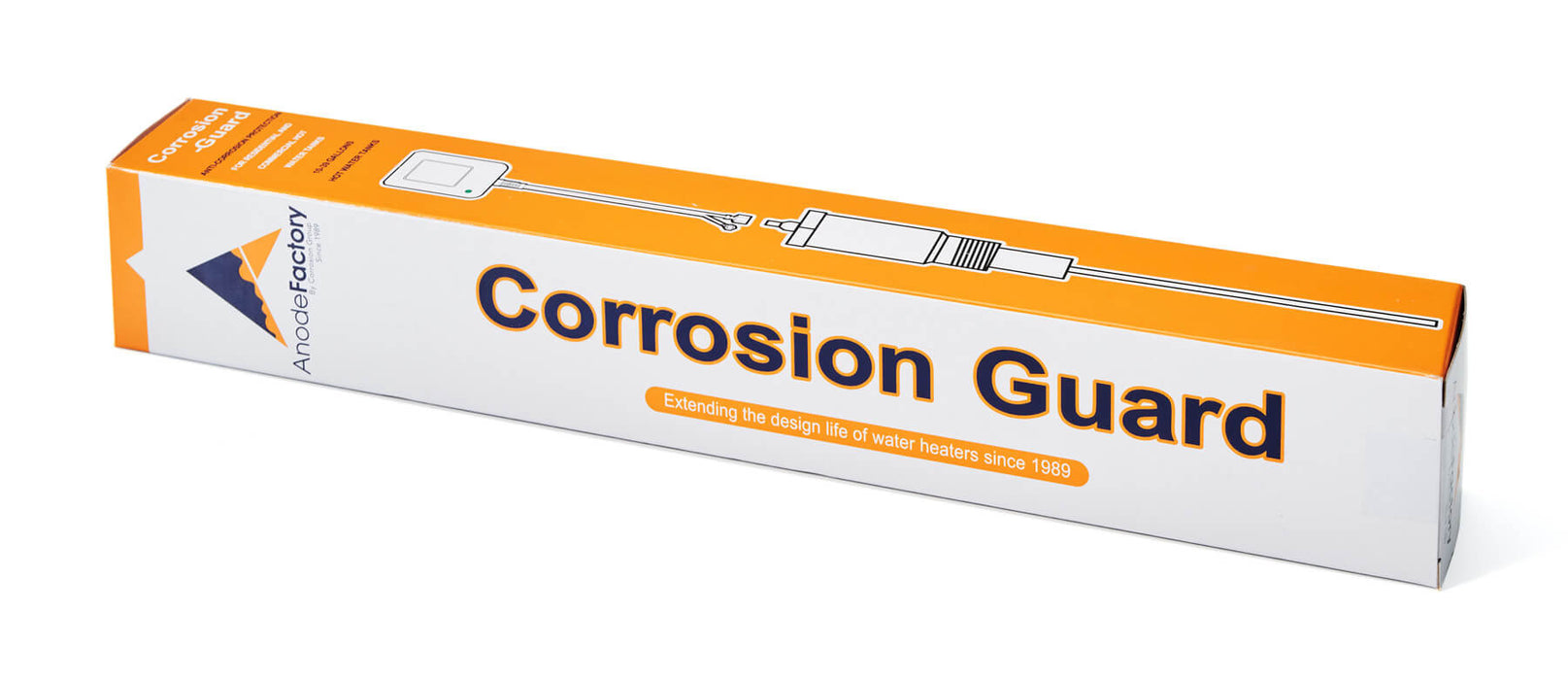 Corrosion Guard - Universal -moottorien anoditanko vedenlämmittimille, 150-340 litraa, sopii mihin tahansa tuotemerkkiin. EU