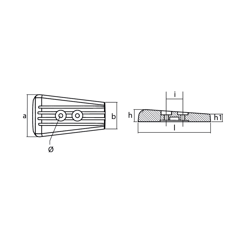 Sinkkianodi Volvo Penta moottorianodi, VP 3888814, 1.197KG, R800733bis
